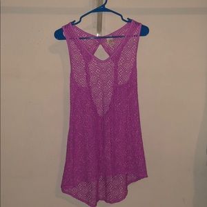 Swimsuit Dress Cover Up Magenta